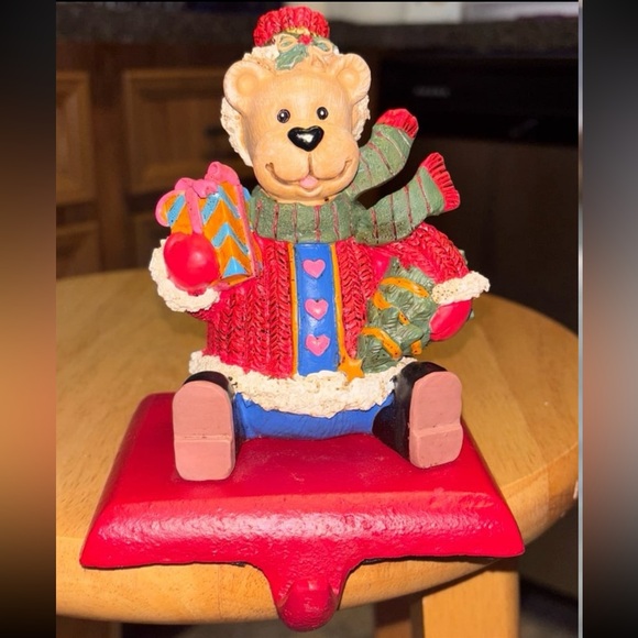 Vintage Heritage Mint Ltd Holiday Collection cast iron stocking holder - Picture 1 of 9